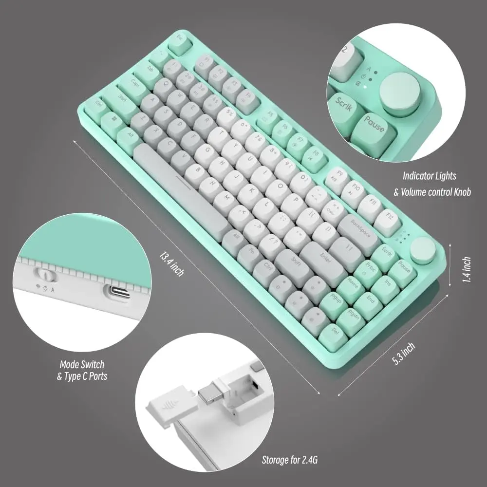Amazon OCG Wireless Mechanical Keyboard Green | Al Asghar Laptops ...